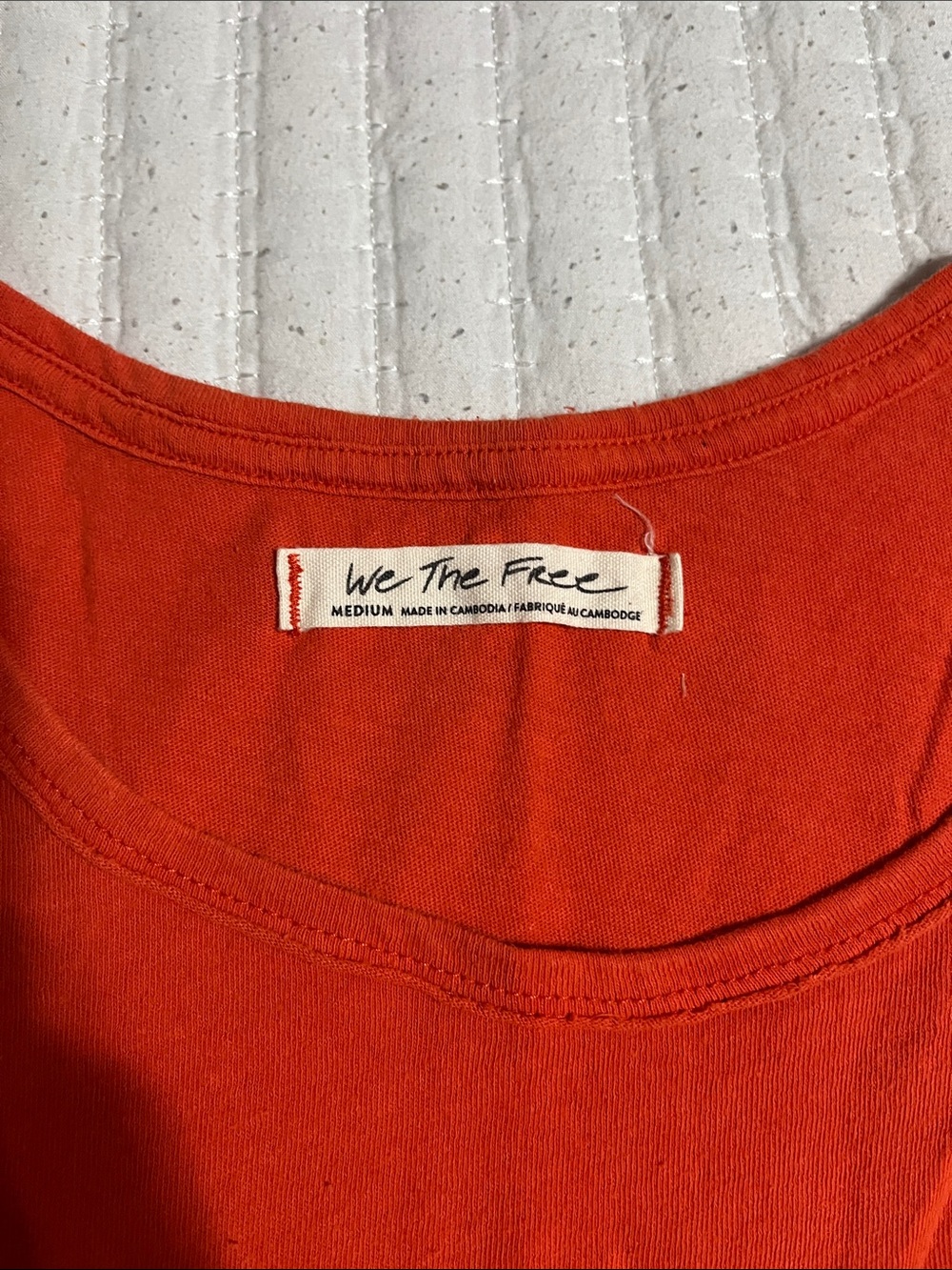 Free People Bright Red Sleeveless Peplum Tank - Picture 2 of 2
